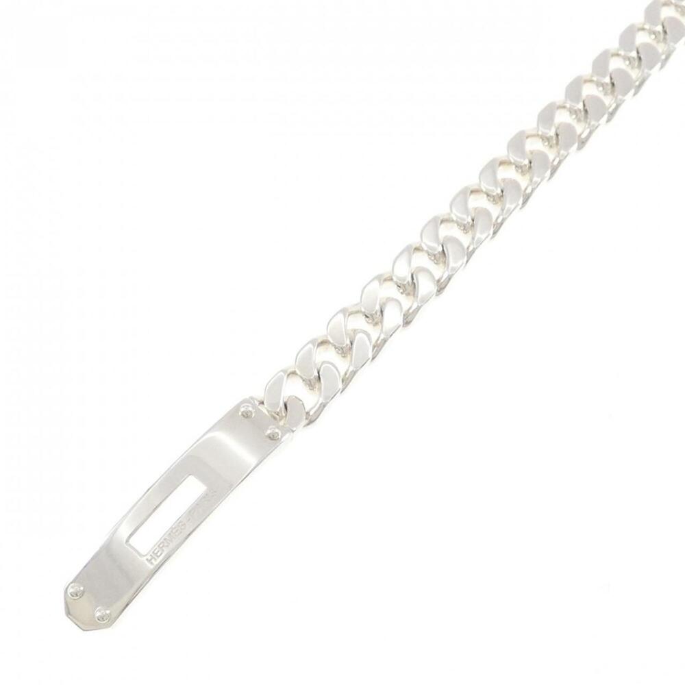 HERMES Silver Charm Bracelet
